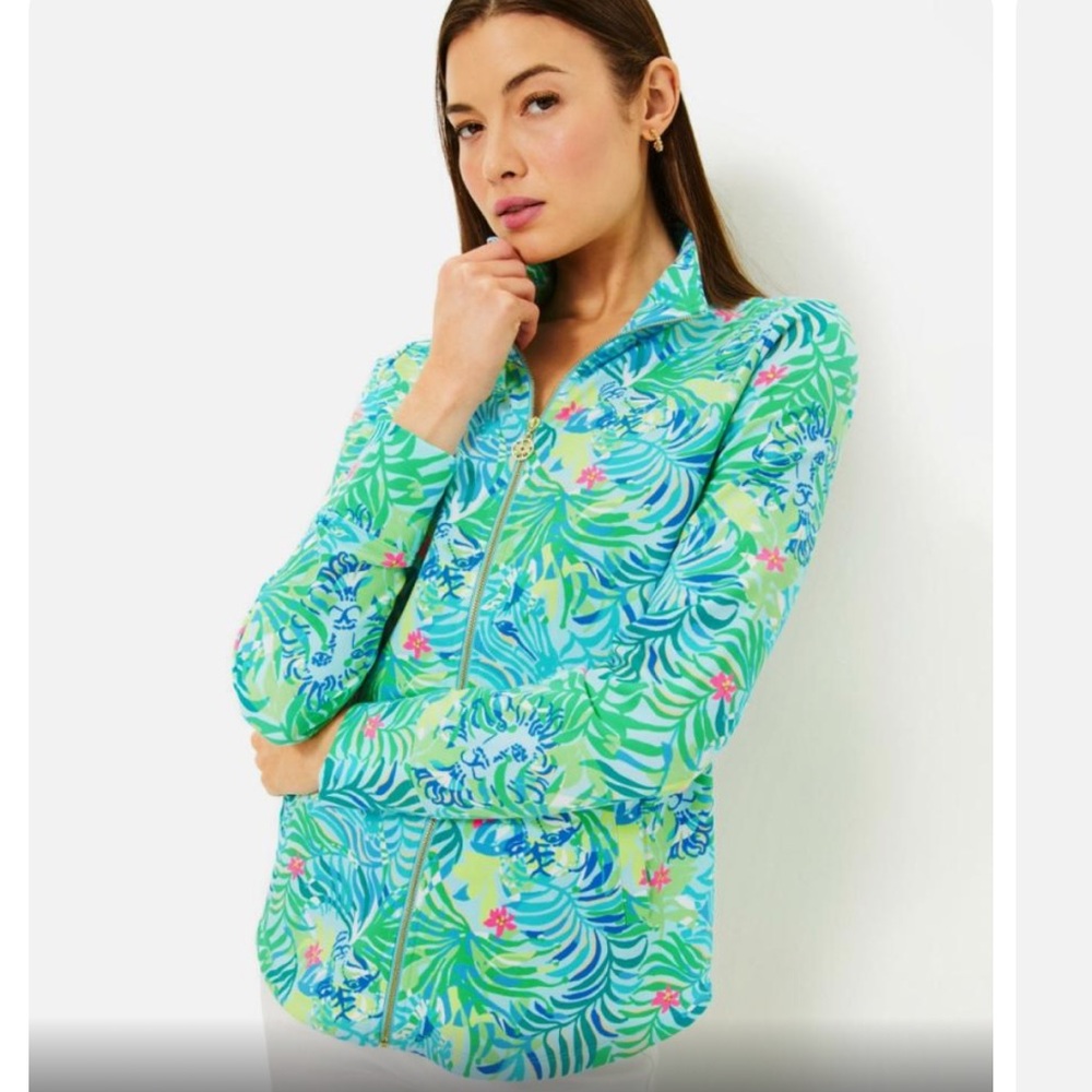 Lilly Pulitzer UPF 50+ Leona Zip-Up Jacket,
Multi Via Parigi, M